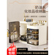 Sailotou Fat Donglai's same style cosmetics storage box with mirror feel, light luxury storage rack, dustproof skin care product mask dressing table, comes with matching mirror, mirror can be stored