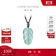Chow Tai Fook New Chinese Style Leaf Golden Branches and Jade Leaves Ancient Style Jadeite Pendant for Women with String K66102