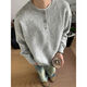 Gray American Henry collar sweater for men, winter style lazy style bottoming sweater cleanfit jacket, light gray Henry collar M M
