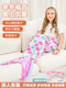 Fantasy Children's Plush Blanket Mermaid Tail Sleeping Bag Adult Anti-Kick Quilt Flannel Blanket Casual Napping Blanket Sofa Blanket Mermaid B-Purple Pink Set 140x60cm