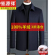 Hengyuanxiang's new sheep marmoset executive jacket for men, middle-aged and elderly men, winter short thickened wool coat for dad, vertical zipper - black thickened S 165/88A suitable for 95-110 Jin Jin equals 0.5 kg Recommended (115-130 Jin Jin equals 0.5 kg)
