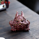 Winter Emperor Yixing Purple Clay Tea Pet Golden Toad Ornaments Boutique Chen Hongjun Handmade Rabbit Golden Toad Pixiu Tea Tray Decoration Tea Play Chen Hongjun-Golden Rabbit Toad