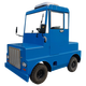 Yingjia Machinery can customize electric tractor head 1-20 tons factory warehouse cargo truck material turnover four-wheel tractor blue