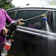 
He Jiagong wireless lithium battery Wax car washing machine gun car washing machine washing machine water pipe Cola bottle connector charging high voltage water gun accessories 11762W 1KWWA1762 Wax