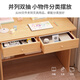 Xinyouliangjia computer desk desk with drawer small table study desk makeup table A093 80 pastoral oak color