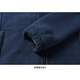 PLAYBOY Jacket Men's Autumn and Winter Fleece Jacket Thickened Middle-aged and Elderly Warm Lambswool Jacket Black 3XL