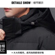 Winter new couple down jackets for men and women, same style, over the knee, large size, medium length, extremely cold style, loose white duck down jacket, black, same style for men and women, 2XL (145-160Jin Jin is equal to 0.5kg, worn left and right)