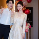 Libaixin toast dress, engagement dress, home casual dress, petite, fragrant two-piece dress, autumn long sleeves, elegant and decent, champagne color, one set plus vest, L recommended 105-110 Jin Jin equals 0.5 kg