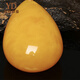 Italian chicken fat yellow beeswax water drop pendant for men and women yellow old honey amber necklace old wax sweater chain pendant natural pendant is sent out in about 3 days Customized models do not support returns 62*48*23mm about 42g
