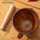Meikejie old-fashioned pepper pounding bowl pounding pepper preserved eggs household ceramic pounding bowl tool mashing garlic masher garlic paste garlic mortar upgraded and thickened 1100ml large radium body comes with a mallet 1 piece shipping damage