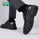 MULINSEN men's shoes British business casual shoes men's breathable thick-soled low-top Martin boots 762