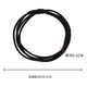 Jian Yingshu high elastic four-strand hair ties 20 pieces high elastic rubber band high ponytail headband hair tie leather case