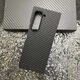 Samsung (SAMSUNG) original quality zfold6 Kevlar aramid fiber material Samsung zfold7 mobile phone case ZFold5 carbon Samsung zfold6 three-piece blue fine lines 600d volcanic hole single back cover