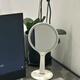 LED cosmetic mirror with light for skin management beauty salon, double-sided mirror, portable desktop hand-held light-filling mirror with logo, hand-held swinging mirror Fila
