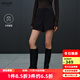 Enos Yashi Shopping Mall Same Style 2025 Winter New Commuting Modern High Waist A-Line Shorts Casual Pants Women 41023022 Black S
