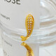 18K gold diamond koi pendant studded with diamonds, shining good luck gift for girlfriend’s birthday, yellow
