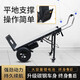 Star Whale Electric Stair Climber Up and Down Stairs Transport Truck Construction Site Load Furniture Home Appliances Building Materials Sand Cement Refrigerator Stair Climb Truck Household Enhanced Model 48V24AH1200W
