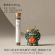 2025 New Chinese Style National Trend Creative Good Persimmon Housewarming Decoration Thread Incense Insert Indoor Aromatherapy Ornament Green Sandstone Color Gold Good Persimmon Wind Lion Ornament_Baweixian Incense Appraisal Pack No Specifications