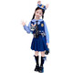 Jiaojing Zootopia Costume Bunny Police Cos Clothes Girls Princess Dress Judy JK Suit Judy Vest Three Piece Judy Vest Three Piece Set 100 cm