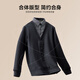 Heilan House Knitted Sweater Winter 25 New Light Business Light Heat Storage Plus Velvet Thickened Fake Two-Piece Sweater for Men Navy 04 L 175/92A Recommended 137~150Jin Jin is equal to 0.5 kg
