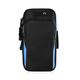 Mobile phone arm bag, sports and fitness, outdoor mobile phone arm bag, multifunctional men's and women's armband, wrist bag, gift running arm bag, new diving arm bag - black, large size 4-6.8 inches, universal