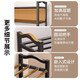 Simple shoe rack multi-layer home entrance rental room sturdy dormitory dust-proof multi-functional storage shoe cabinet three layers 45 black thickened and reinforced