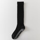 New autumn and winter long yoga socks professional non-slip Pilates thickened calf socks for women's fitness thickened pile yoga calf socks black one size