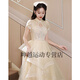 Sexy banquet evening dress for women, high-end niche, light luxury, hosting art exams, can be worn at ordinary times Sexy banquet evening dress for women, high-end niche, light luxury, hosting art exams, can be worn at ordinary times