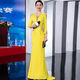 Banquet Evening Dress 2025 New High-end Light Luxury Niche Host Temperament Performance Clothes Long Version Women Yellow 3XL 3XL