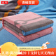 Gold number pure cotton towel quilt can be used in all seasons, blanket gauze blanket baby blanket summer cool cotton blanket 200160cm red 1