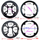 Dental Disc Guard Mountain Bike Road Bicycle Zahnplatte Abdeckung Zahnscheibenscheibenschutzkettenabdeckungsabdeckung Kettenscheibenzubehör 5-Loch 1048t Einzelscheibe