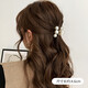 2025 new headwear gift, high-end small pearl clip, exquisite and compact hair clip for the back of the head for women, three-piece set of clips, random style