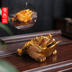 HEACOOA Color Changing Golden Toad Tea Pet Decoration High-end Gift Box Optional Tea Ceremony Tea Table Tea Set Lucky Golden Tea Pet Safe Packaging Medium Golden Toad
