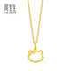 Chow Sang Sang New Year Gold Pendant Hello Kitty Sanrio Pure Gold Little Cat Head Pendant 82290P Pricing