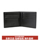 Montblanc (MONTBLANC) Meisterstück series brand logo 14 card slots smooth leather card holder card bag wallet men's black gift basic package (bag + dust bag)