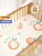 Li Mengsi crib fitted sheet children's spliced bed pure cotton type A baby bedding mattress cover custom-made Orange Cute Rabbit (type A quality, skin-friendly and breathable, comfortable sleep in all seasons) 70*140