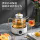 Kangmao Health Pot Fully Automatic Thickened Glass Frying Chinese Medicine Pot Office Household Multifunctional Intelligent Appointment Insulation Tea Maker Electric Kettle Soup Cooker Porridge Boil Water Platinum Fully Intelligent Model + Glass Teapot 1.5L + Glass Stew Pot 1.5L