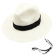 Hezeng Summer Strohhut Panama Strohhut Britische Topper Männer und Frauen falten Sunscade Strand Hut MZ-13G Beige einstellbar