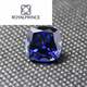 ROYALPRINCESS quality tanzanite loose stone flawless pure heart of the ocean full azure blue tanzanite sapphire fat square 12X12mm