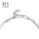 Chow Sang Sang Pt950 platinum bracelet platinum bracelet for women 33195B Price 19cm - 7.89g (including labor cost 500 yuan)