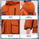 BOSIDENG 25 new down jacket for boys and girls 5A antibacterial velvet extreme cold hooded winter thickened warm jacket T250242317Q Bobo warm orange 2284 150 /72 about 140-150cm 36kg