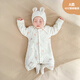 YEEHOO FASHION Ying's baby pajamas for small months, spring, autumn and winter, anti-kicking quilt, warm sleeping bag, nightgown, baby quilted jumpsuit, little duck, warm thin cotton sleeping bag 66cm