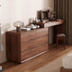 Qiuke solid wood dressing table and drawer cabinet integrated bedroom antique style dressing table storage cabinet large capacity storage cabinet dressing table