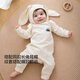 Kordear German velvet baby jumpsuit autumn and winter baby warm base layer newborn hat haze blue 80cm height 73-80cm weight 20-25Jin Jin equals 0.5 kg