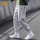 361 Men's Sports Pants Autumn 2025 New Knitted Sweatpants Loose Casual Cuffed Leg Branded Long Pants Men's Style F - Light Tile Gray - Cuffed Sweatpants Upgraded Cotton 3XL 190/(Recommended 180-199Jin Jin equals 0.5kg)