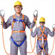 Five-point safety belt, high-altitude work safety belt hook, national standard anti-fall full-body safety rope safety suit, waist protection, European-style buffer double hook 2 meters
