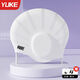 Yuke swimming cap for women with long hair, oversized waterproof silicone cap with large head circumference, men's ear protection swimming cap, cloud white oversized silicone cap is more suitable for long hair, free ear plugs and nose clip