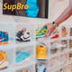 Yusenyi SupBro shoe box storage box transparent aj sneakers side opening space-saving shoe wall shoe cabinet shoe storage god Product upgrade adjustment LOGO adjusted to the upper left corner Started in late September 24 33.7x26.5x20.6cm 33 pieces 33.7x26.5x20.6cm