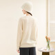 TUHUANG Seamless one-piece pure cashmere foggy lazy V-neck wool sweater 25 autumn and winter women's cashmere sweater TW892446