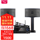 SANSUI PK09 professional ktv audio karaoke conference high-power home TV karaoke set home surround theater TV subwoofer karaoke audio PK06 (6-inch upgraded version) + amplifier + microphone